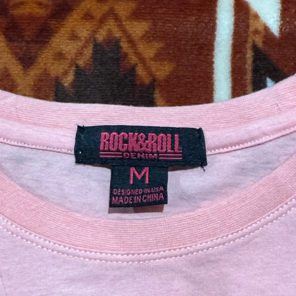 Rock & Roll Cowgirl Pink Yee Haw Y'all Long Sleeve Tee - Picture 2 of 4